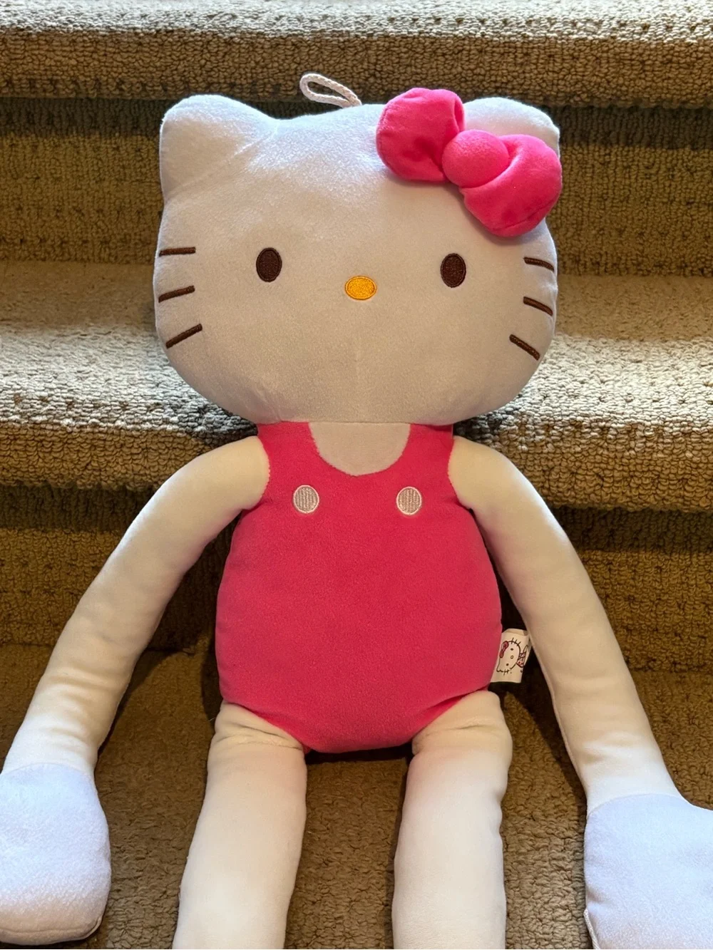 Hello Kitty 2014 Plush Doll in Pink Outfit Long-Leg Soft Toy 30”